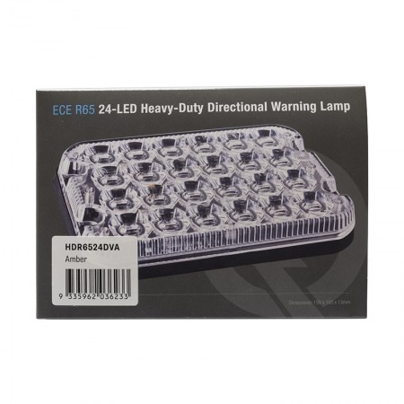 24 LED R65 Heavy-Duty Warning Lamp - Amber